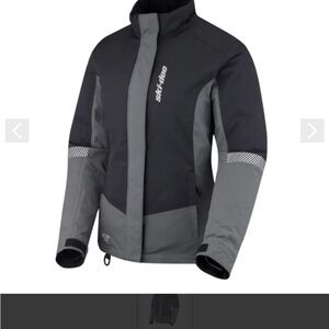 Ski-Doo Vasa Women's Black and Gray Snowmobile Jacket